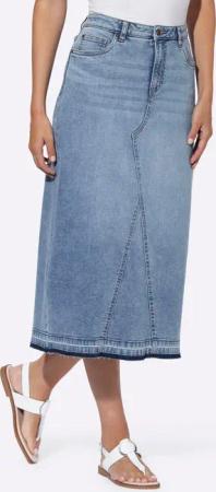 heine A-Linien-Rock Jeansrock