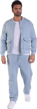 Denim Distriqt Freizeitanzug Lässiger 2 Teiler