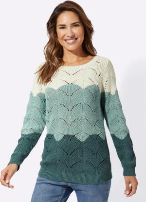Sieh an! Strickpullover Ajourpullover