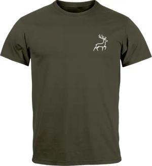 Neverless Print-Shirt Herren T-Shirt Hirsch Wald-Tiere