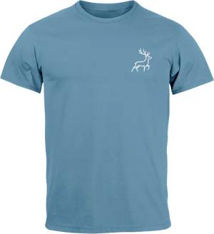 Neverless Print-Shirt Herren T-Shirt Hirsch Wald-Tiere