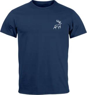 Neverless Print-Shirt Herren T-Shirt Hirsch Wald-Tiere