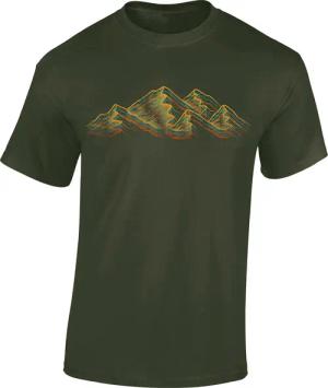 Baddery Print-Shirt Wander Shirt: "Alpen" -
