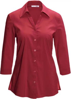 GOLDNER Hemdbluse Kurzgröße: Stretchbequeme Bluse mit