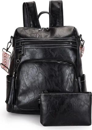 REDOM Rucksack Laptoprucksack Schulrucksack Lederrucksack Reiserucksack