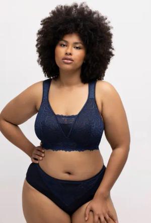 Ulla Popken Bügelloser BH Bralette Spitze