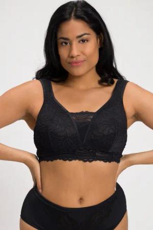 Ulla Popken Bügelloser BH Bralette Spitze