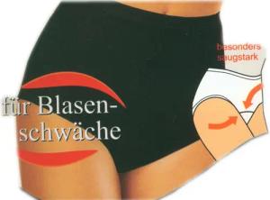 Inkontinenzslip Damenslip Taillenslip mit Hygieneeinlage Lieferbare