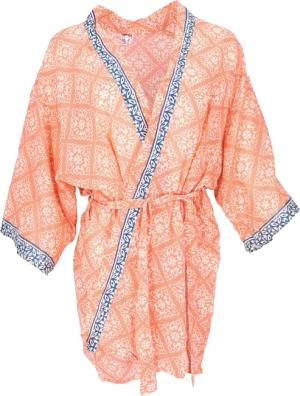 Guru-Shop Kimono Kimonokleid, Boho Kimono, knielanger