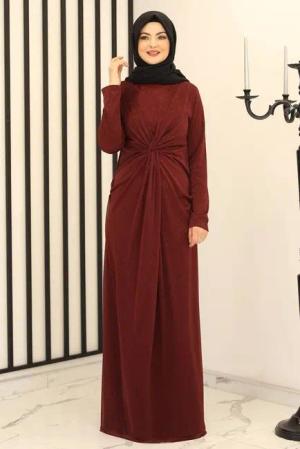 Modavitrini Abendkleid Damen Maxikleid Abiye Abaya