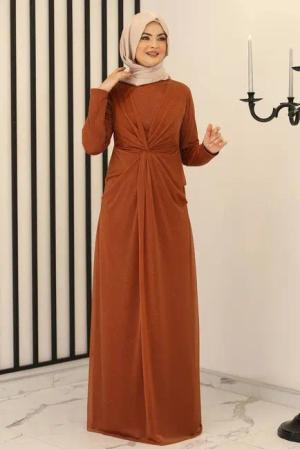 Modavitrini Abendkleid Damen Maxikleid Abiye Abaya