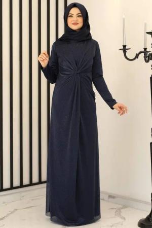 Modavitrini Abendkleid Damen Maxikleid Abiye Abaya