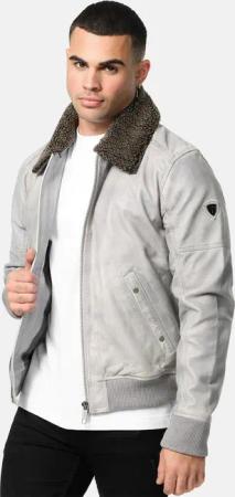 Tazzio Lederjacke A801 mit abnehmbarem Fell