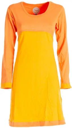 Vishes Jerseykleid Langarm Damen Kleid Longshirt