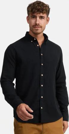 Indicode Langarmhemd Riverside Langarmhemd mit Button-Down-Kragen