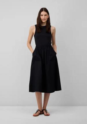 s.Oliver Maxikleid Ärmelloses Midikleid im Fabricmix