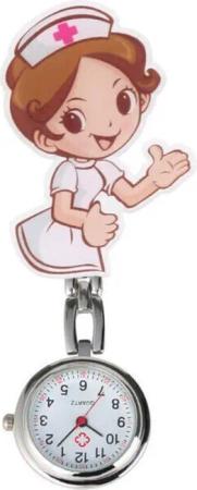 Tidy Krankenpflegeuhr Cartoon Kitteluhr Quarz Krankenschwesteruhr