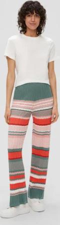 s.Oliver Stoffhose Regular: Strickhose aus Viskosestretch