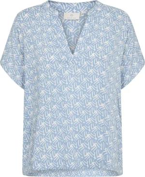 KAFFE Kurzarmbluse Kurzarm-Bluse KAano