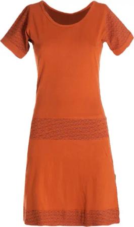 Vishes Minikleid Damen Longshirt Kleid kurzarm