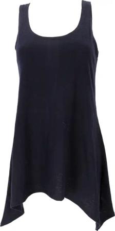 Guru-Shop Midikleid Schlichtes natürliches Boho Festival