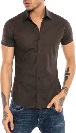 RedBridge Kurzarmhemd Slim Fit – Eleganter