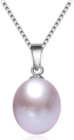 Kim Johanson Perlenkette Süßwasserperle 925 Silber,