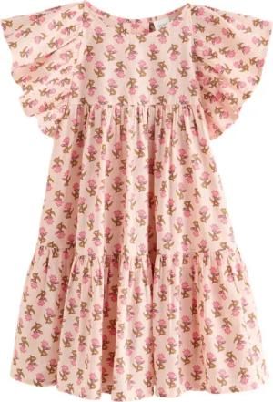 Next Partykleid Bedrucktes Rüschenkleid aus 100 %