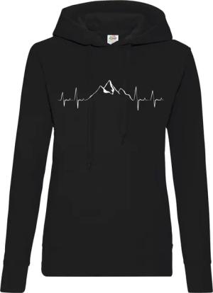 Youth Designz Kapuzenpullover Heartbeat Mountain Damen