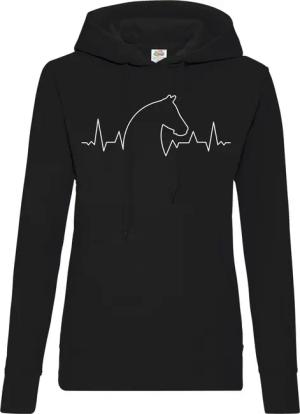 Youth Designz Kapuzenpullover Heartbeat Pferd Damen