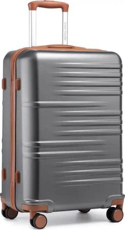 British Traveller Hartschalen-Trolley Reisekoffer Hartschalenkoffer mit