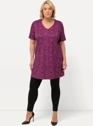 Ulla Popken Longshirt Longshirt bedruckt A-Linie