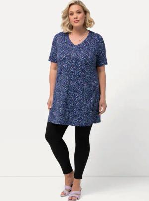 Ulla Popken Longshirt Longshirt bedruckt A-Linie