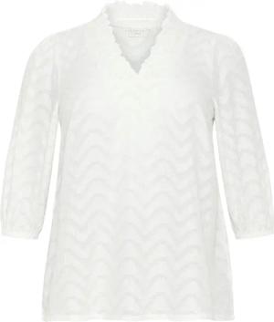 KAFFE Curve Langarmbluse Langarm-Bluse KCvitana Große