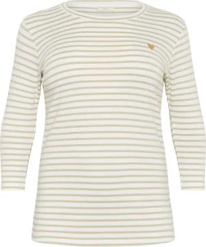 KAFFE Curve Langarmbluse Langarm-Shirt KClia Große