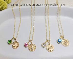 GOLDEN Kette mit Anhänger Personalisierte Halskette