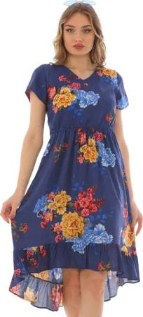 Bongual Midikleid Abendkleid mit Volant und