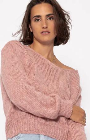 SASSYCLASSY Strickpullover Oversize Pullover Damen mit