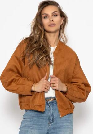 SASSYCLASSY Blusenjacke Oversize Bomberjacke Damen Elegant