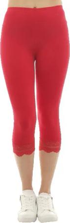 F&K-Mode Caprileggings Damen Capri 3/4 Leggings