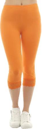 F&K-Mode Caprileggings Damen Capri 3/4 Leggings