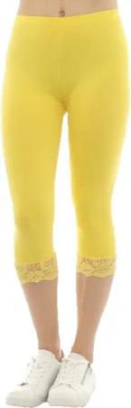 F&K-Mode Caprileggings Damen Capri 3/4 Leggings