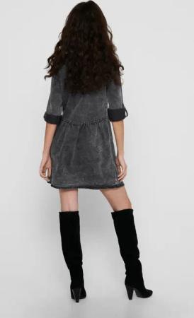 ONLY Blusenkleid CHICAGO (1-tlg) Drapiert/gerafft