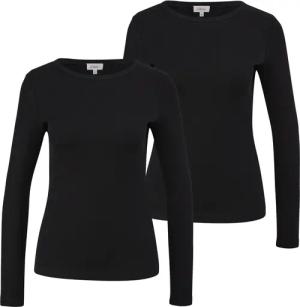 s.Oliver Longsleeve Longsleeve (2-tlg) langarm, Rundhals-Ausschnitt,