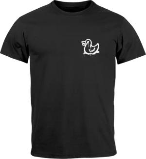 Neverless Print-Shirt Herren T-Shirt Drippy Duck