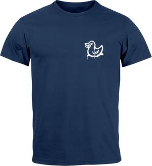 Neverless Print-Shirt Herren T-Shirt Drippy Duck