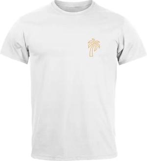Neverless Print-Shirt Herren T-Shirt Palme Logo