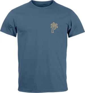 Neverless Print-Shirt Herren T-Shirt Palme Logo