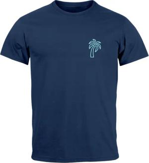 Neverless Print-Shirt Herren T-Shirt Palme Logo