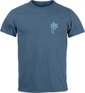 Neverless Print-Shirt Herren T-Shirt Palme Logo